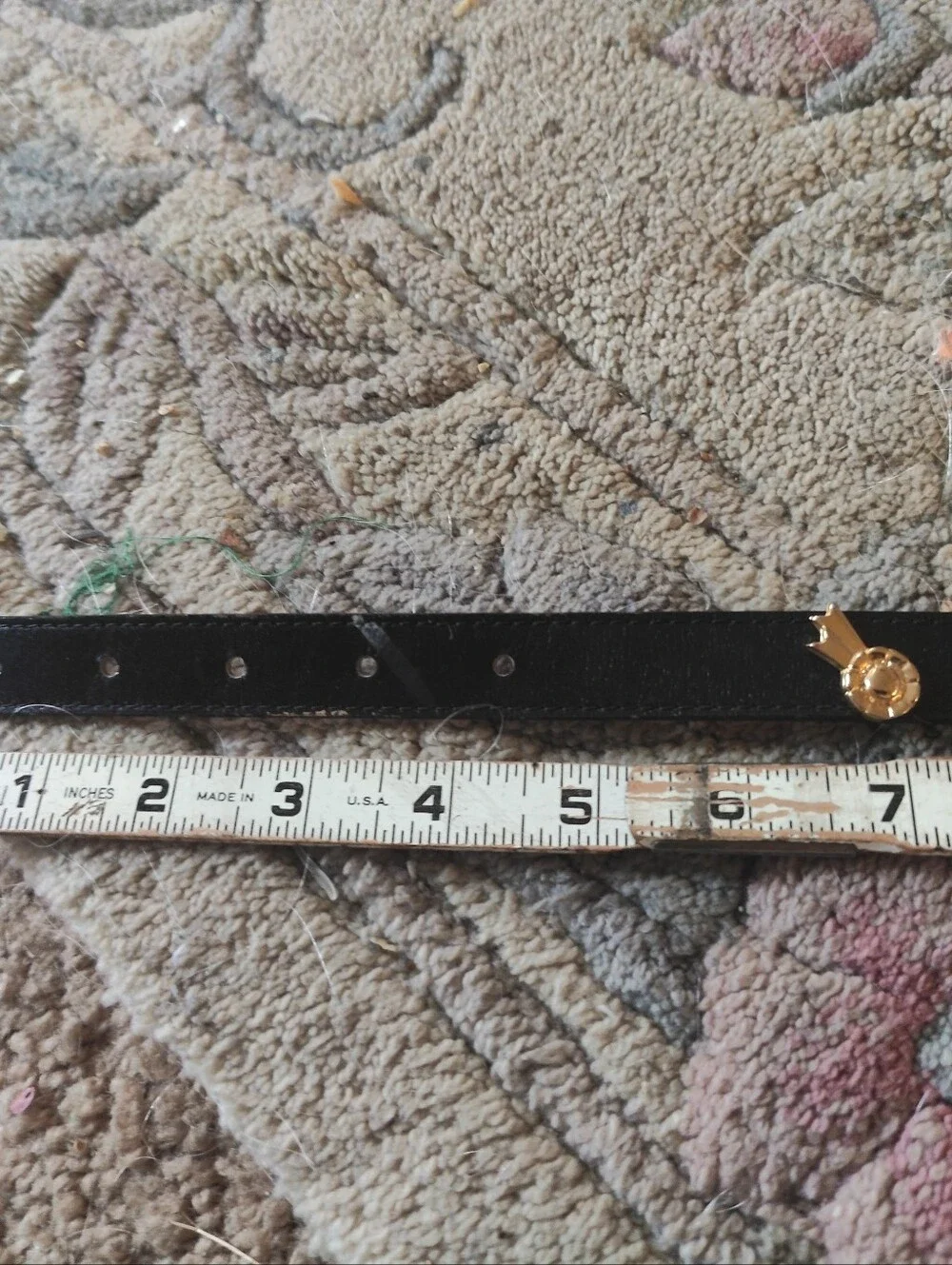 Black Women's Equestrian  Leather Blue Ribbon Belt